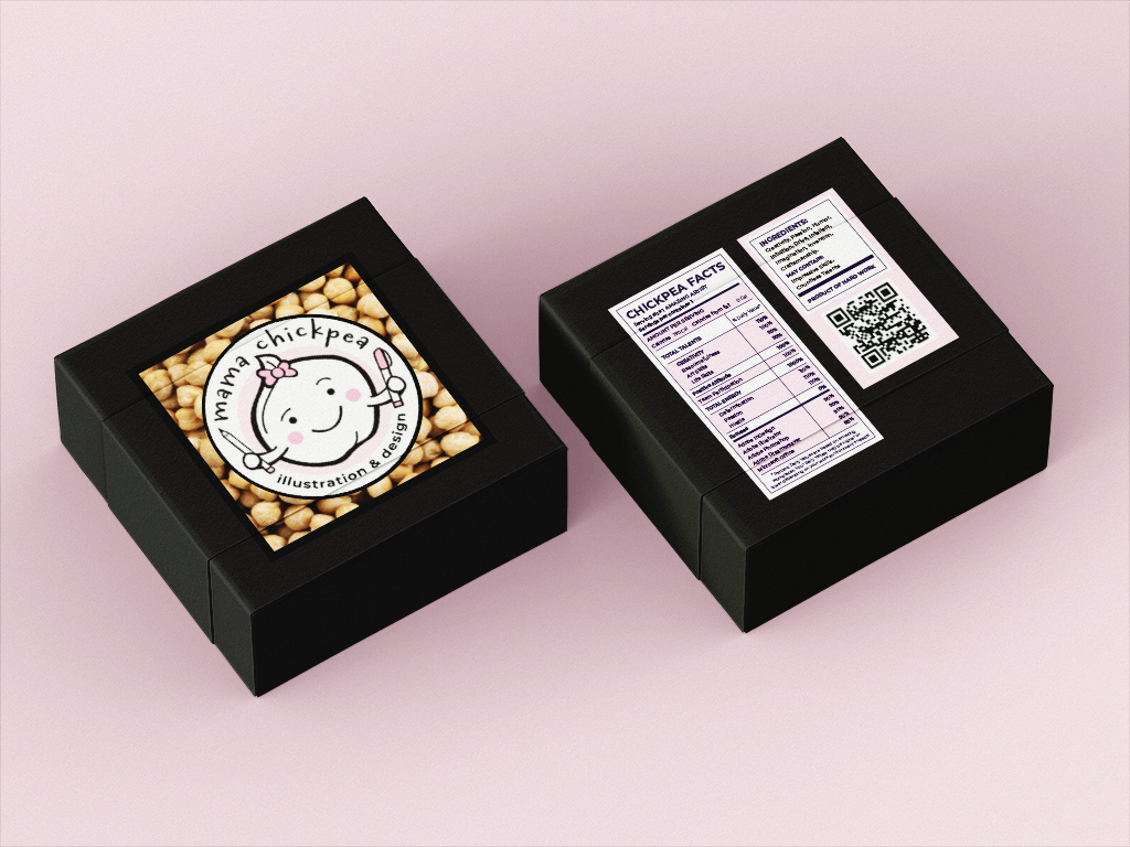 Mama Chickpea Branding Leave-Behind Mock-Up